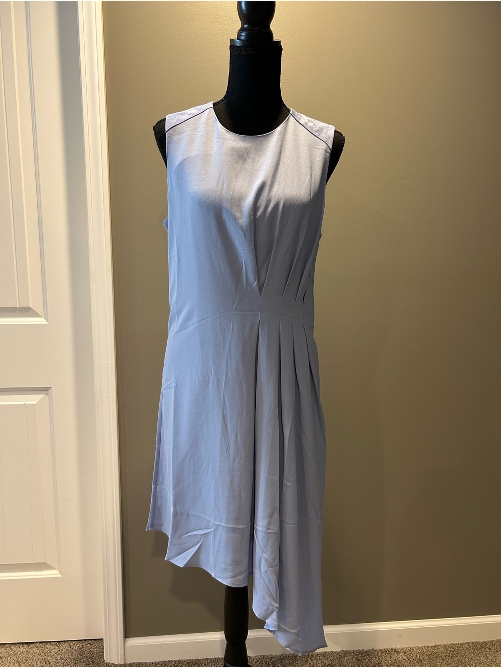 Bagatelle Light Blue Asymmetrical Sleeveless Dress